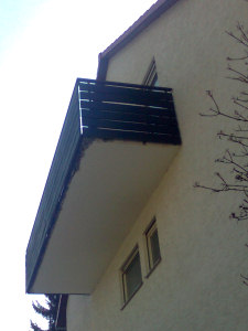 Sanierung Balkon - vorher