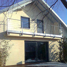 Balkonsanierung und Erstellung Terrasse - nachher